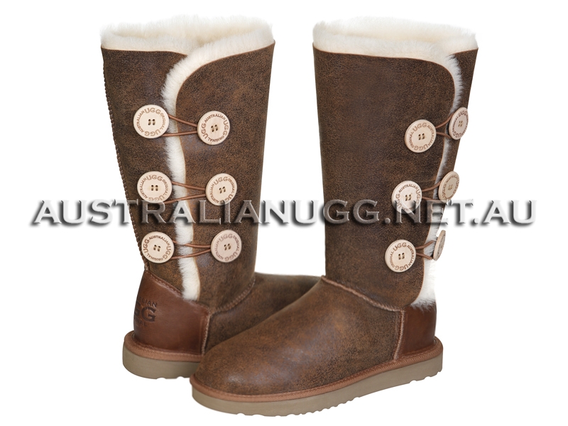 AUSTRALIAN UGG ORIGINAL Nappa Twin Button Tall ugg boots